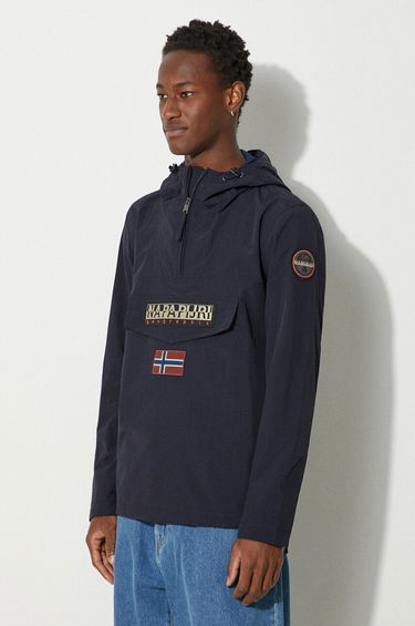 Vindjakke Napapijri Rainforest Jacket Mørkeblå | NP0A4G7D-1761, 2