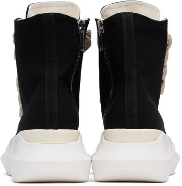 Sneakers og sko Rick Owens Rick Owens DRKSHDW Hollywood Jumbo Laces Abstract Sort | DU01E3844 CVSW2, 1