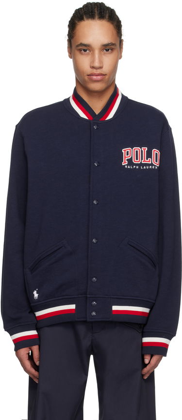 Bomberjakke Polo by Ralph Lauren Ralph Lauren Vintage Fleece Bomber Jacket Mørkeblå | 710964468001, 0