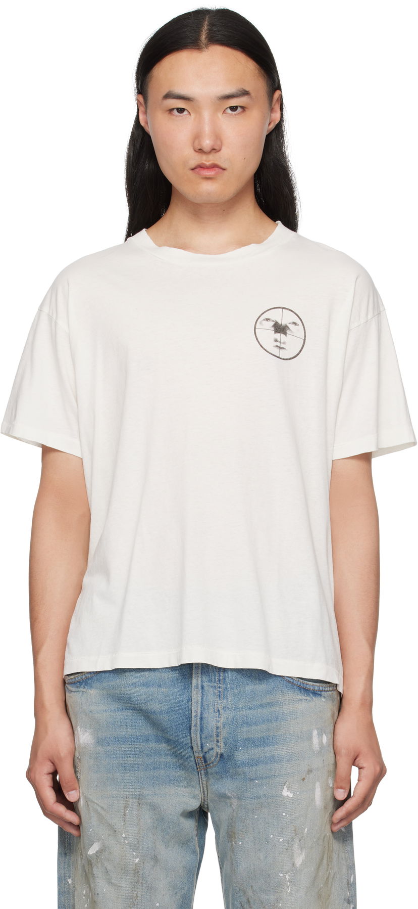 T-shirt Enfants Riches Déprimés Enfants Riches Déprimés Ritual Prayer Graphic T-Shirt Hvid | 010-822