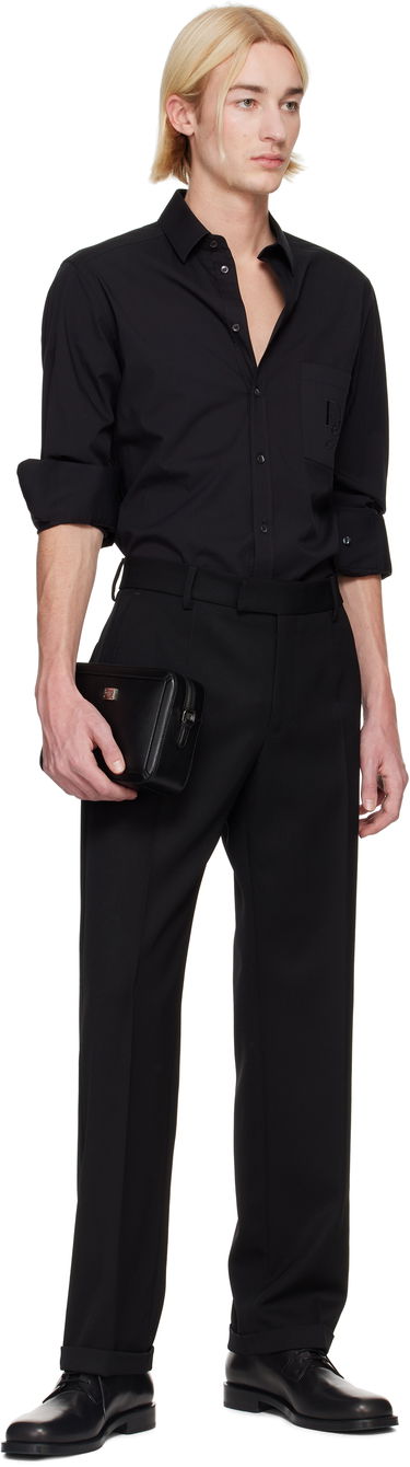 Bukser Dolce & Gabbana Dolce&Gabbana Virgin Wool Dress Trousers Sort | GP0B8TFU208, 3