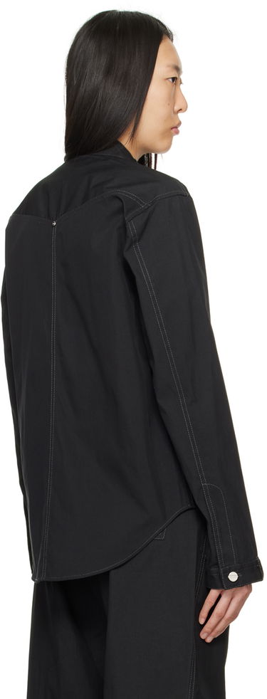 Skjorte Dion Lee Rivet Denim Jacket Sort | C5040PS24, 2