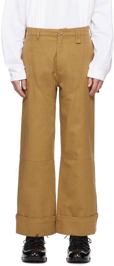 Bukser Simone Rocha Simone Rocha Four-Pocket Wide-Leg Trousers Brun | 4101 1074, 0