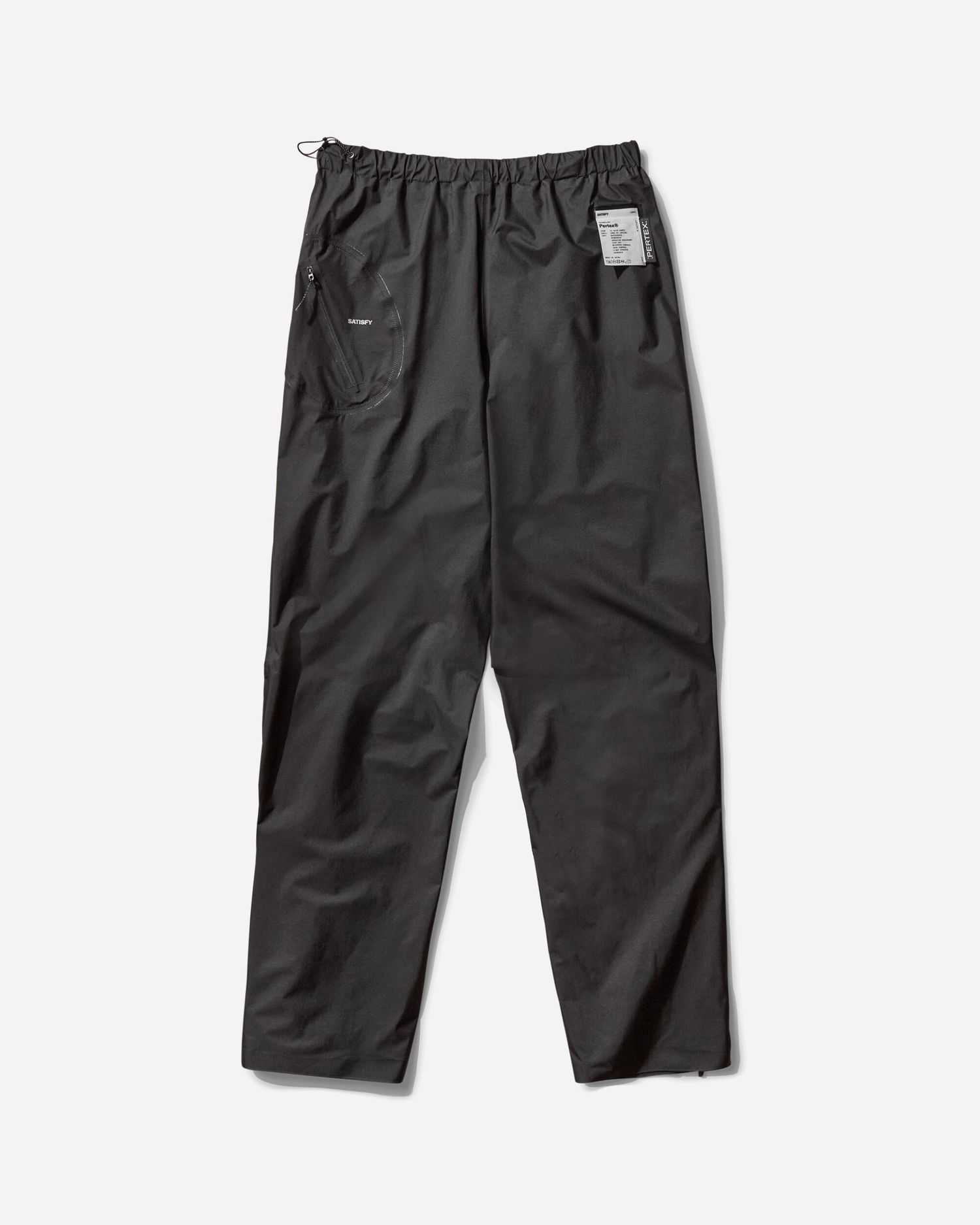 Bukser Satisfy Pertex 3L Rain Pants Sort | 12032 BK-SA, 0