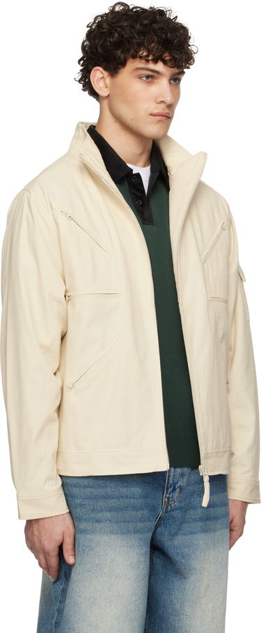 Jakke Dime Zip Jacket Beige | DIMEHO243BON, 1