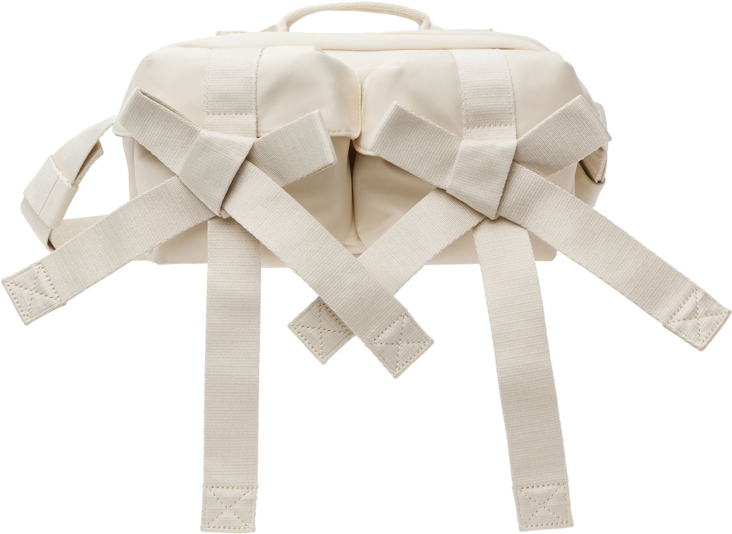 Skuldertaske Simone Rocha Simone Rocha Classic Bow Crossbody Bag Hvid | BAG149B-M 0761, 0