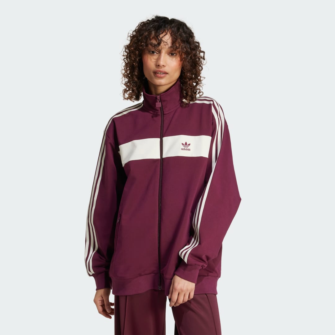 Vindjakke adidas Performance Colorblock Track Jacket Bourgogne | KA7750, 0