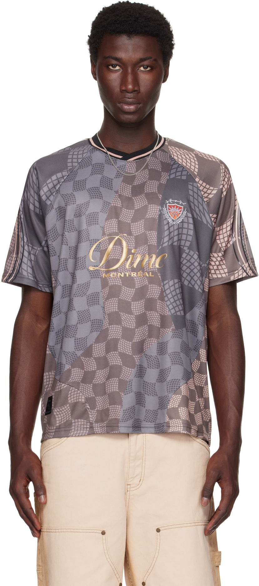 Jersey Dime Dime Checkered Home Jersey Grå | DIMESU254GRY