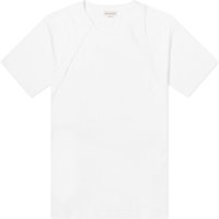 T-shirt Alexander McQueen Raw Harness T-Shirt Hvid | 770850QXAAE-9000, 1