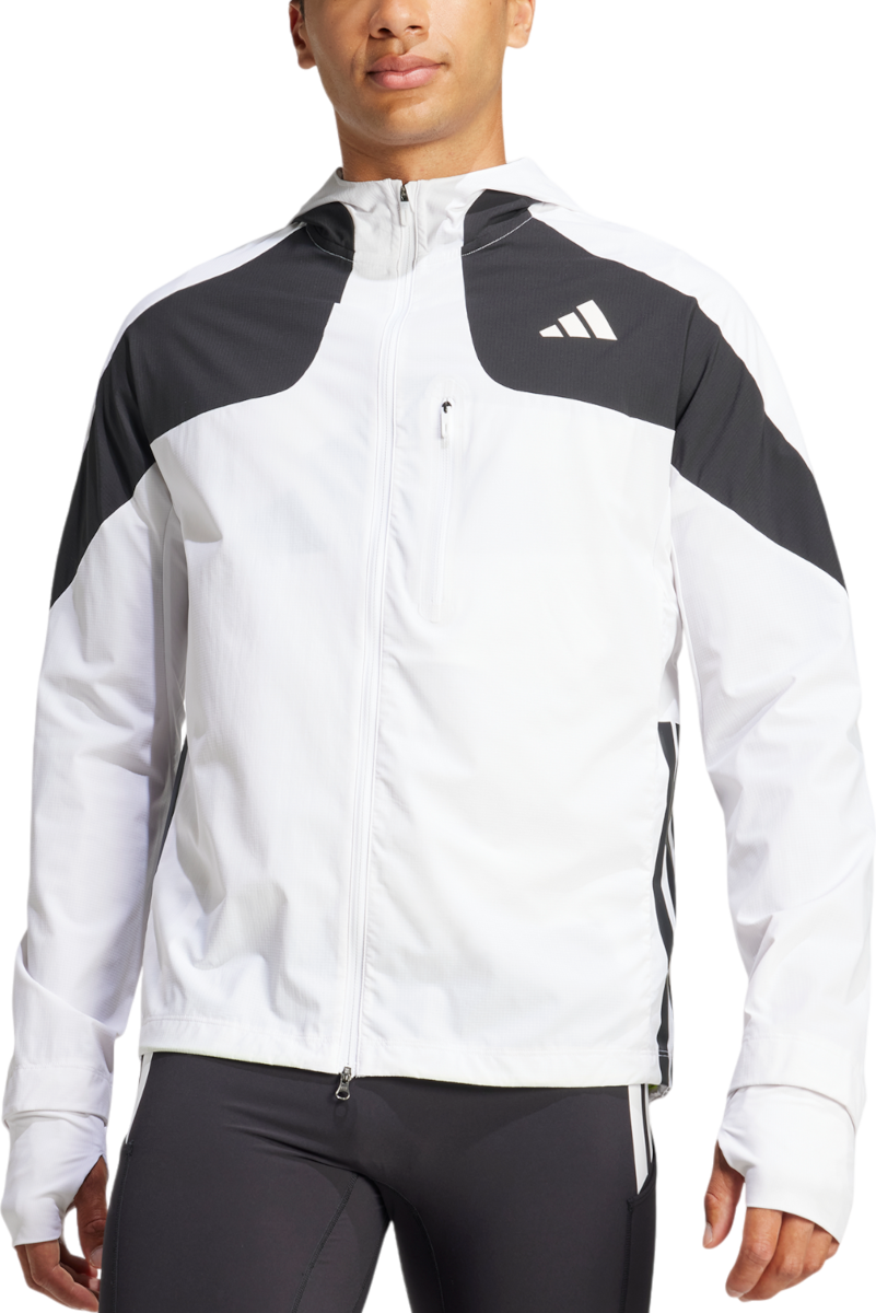 Vindjakke adidas Originals Adizero Hooded Jacket Hvid | jf3471