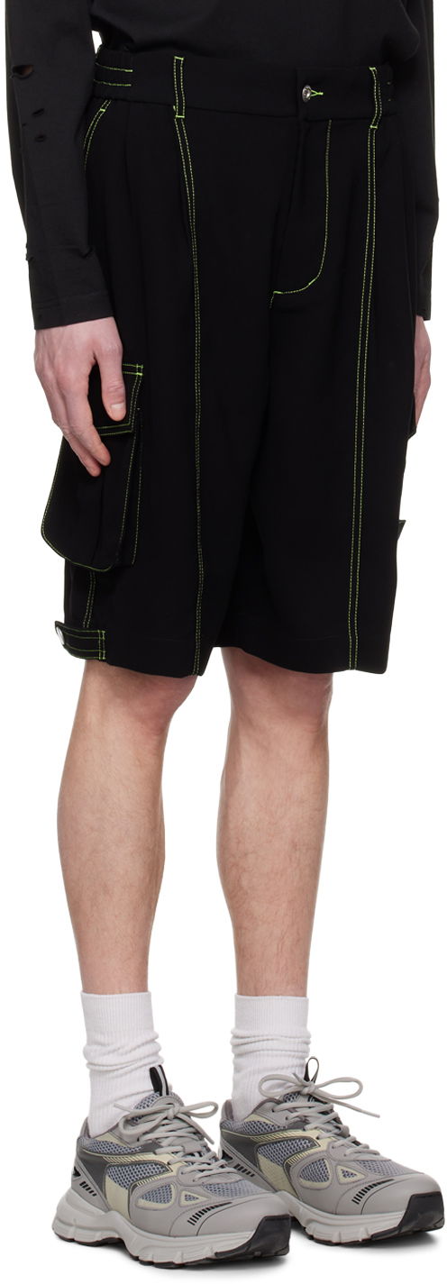 Shorts Feng Chen Wang Feng Chen Wang Contrast Stitch Cargo Shorts Sort | FMS15ST08, 1
