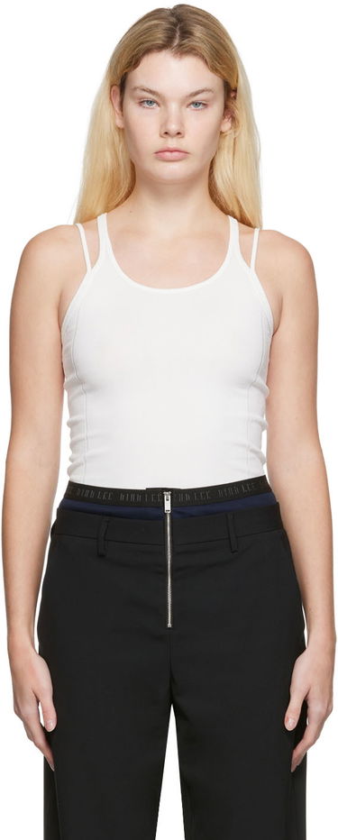 Tanktop Dion Lee Density Tank Top Hvid | C7098P22, 0