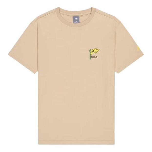 T-shirt New Balance Graphic T-Shirt Beige | AMT41361-INC, 0
