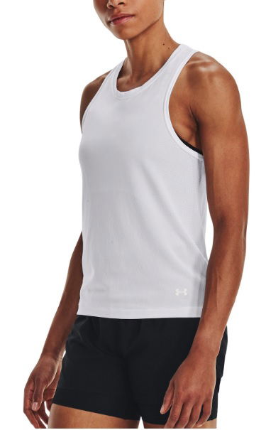 Tanktop Under Armour Seamless Stride Singlet Hvid | 1375697-100, 0