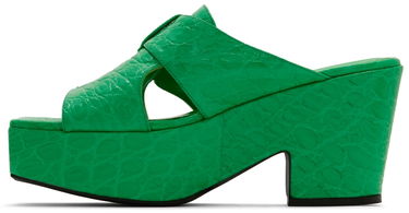 Tilbehør BY FAR BY FAR Lenka Heeled Sandals Grøn | 22SSLNKSPGCCE, 2