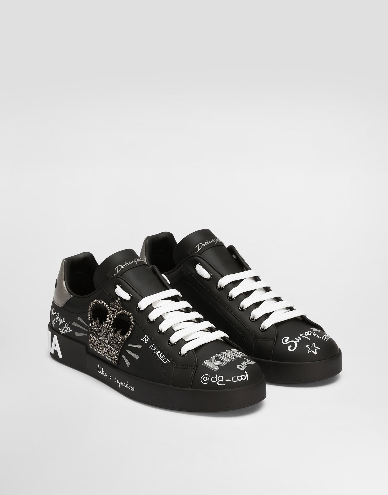 Tilbehør Dolce & Gabbana Dolce & Gabbana Portofino Calfskin Sort | CS1760AZ2688T724, 1