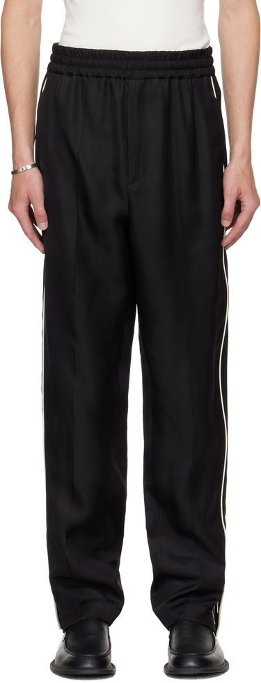 Bukser Jil Sander Jil Sander Piped Trousers Sort | J61KA0061_J65280, 0