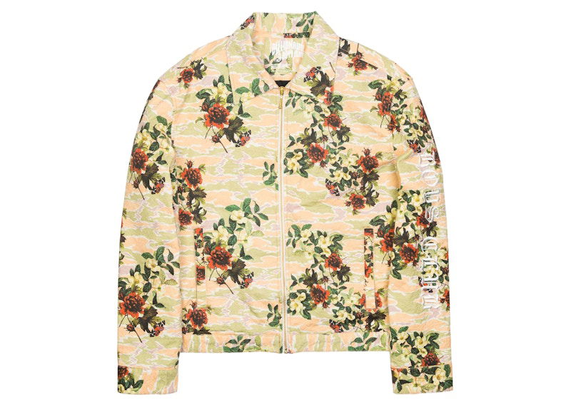 Bomberjakke BILLIONAIRE BOYS CLUB Billionaire Boys Club Rose Bloom Print Zip-Up Jacket Flerfarvet | 8812403EGG