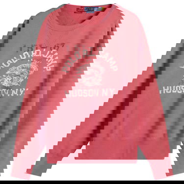 Sweatshirt Polo by Ralph Lauren Camp Sweatshirt with Fish and Hudson NY Graphic Rød | 710P05436-RED, 1