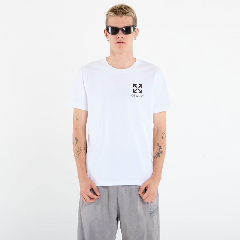 T-shirt Off-White Off-White Small Arrow Slim S/S T-Shirt Hvid | OMAA027F25JER00F0110