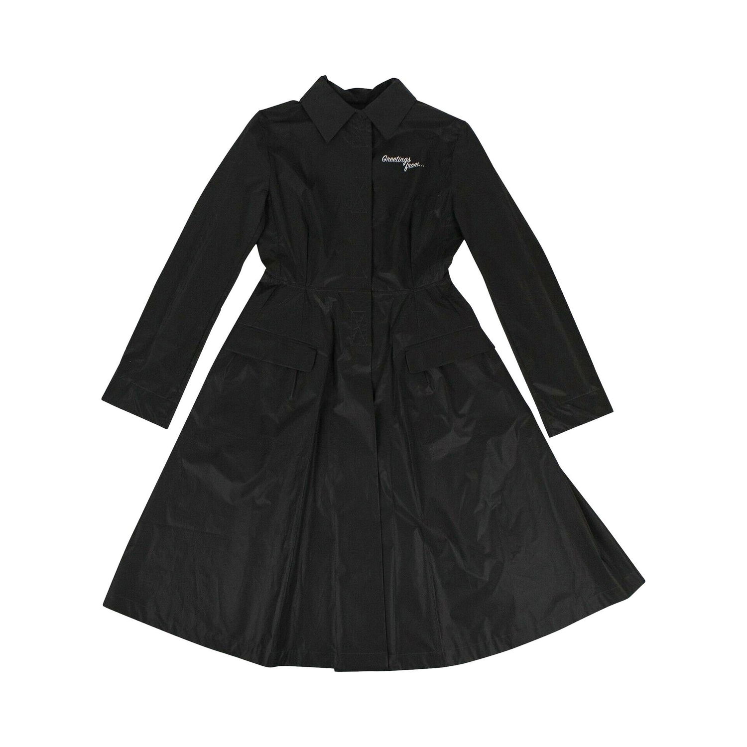 Frakker Palm Angels Recovery Windbreaker Coat Sort | PWEA012R19540011, 1