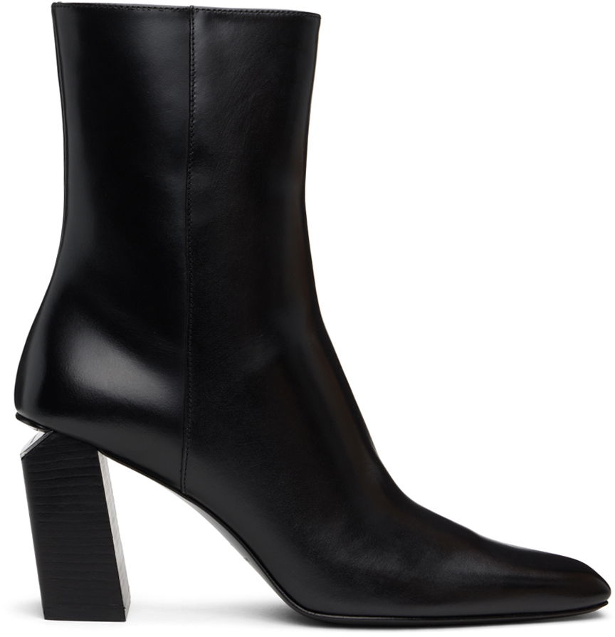 Sneakers og sko Alexander Wang Toni 85mm Ankle Leather Boots Sort | 30324B009, 0