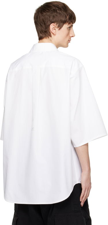 Skjorte We11done 3/4 Sleeve Shirt Hvid | WD-SH1-23-213-M-WH, 2