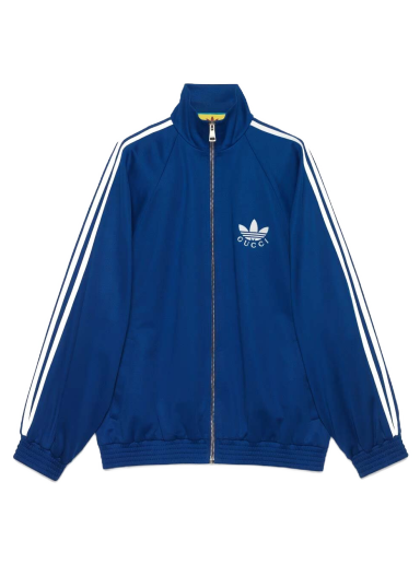 Sweatshirt Gucci adidas x Cotton Jersey Zip Jacket Mørkeblå | ‎712952 XJEGU 4153