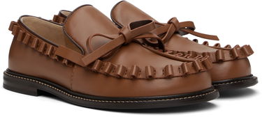Sneakers og sko JW Anderson JW Anderson Ruffle Loafers Brun | FW0167-LA0323, 3