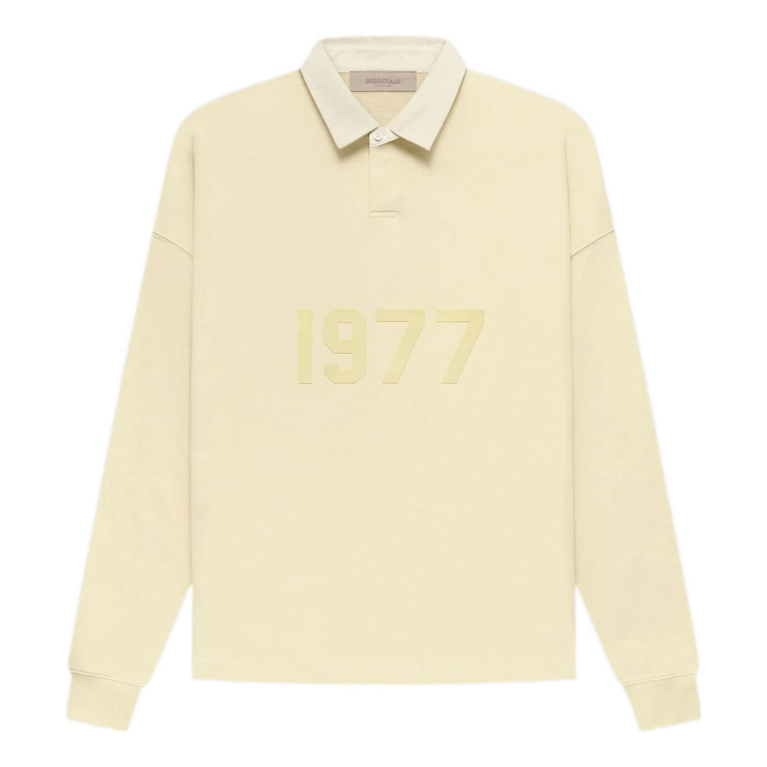 Polo skjorte Fear of God Essentials Henley Rugby Polo Gul | FOG-FW22-338, 0