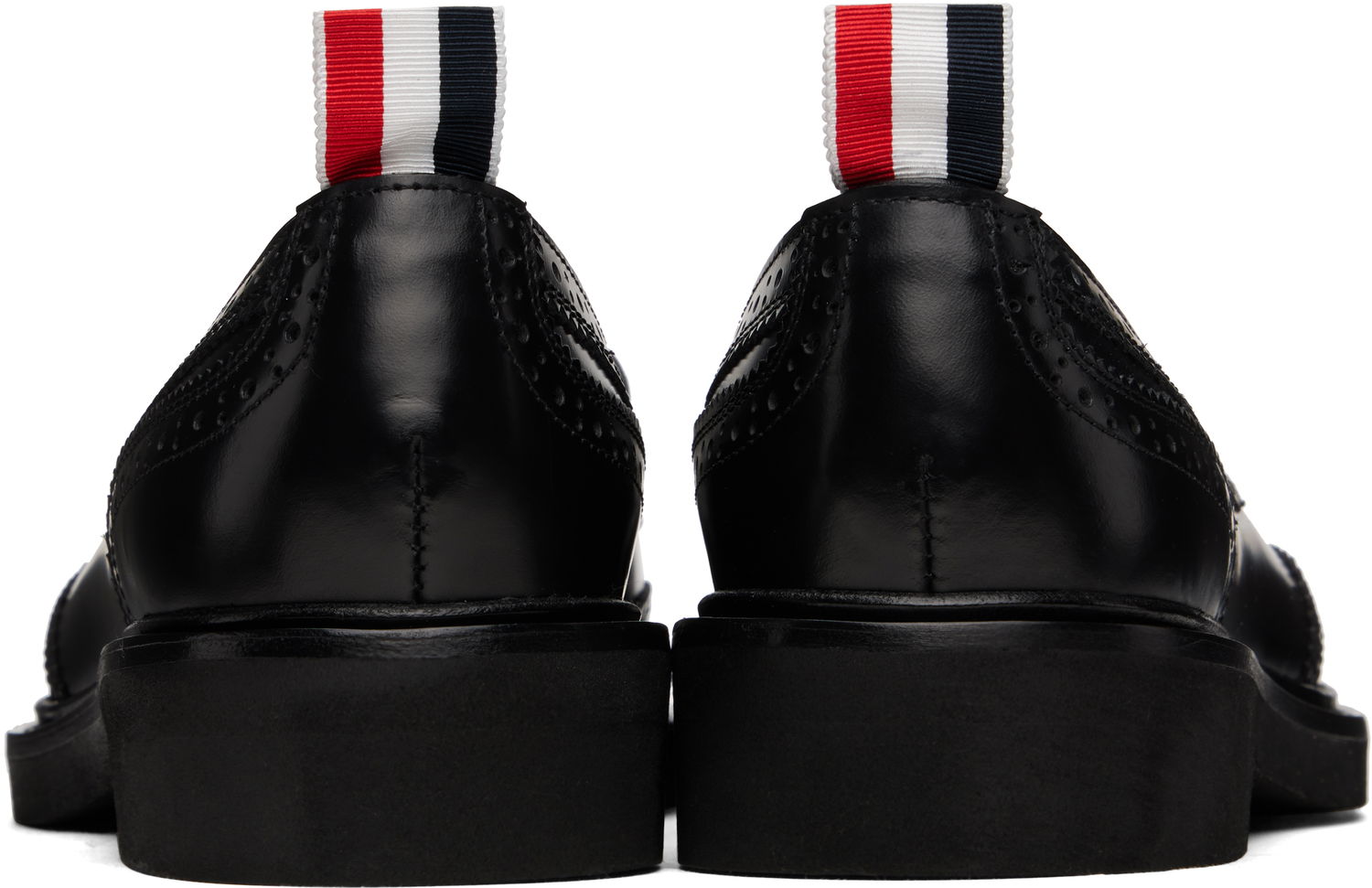 Skjorte Thom Browne Thom Browne Low Throat Wingtip Derbys Sort | FFC005C-L0043, 1