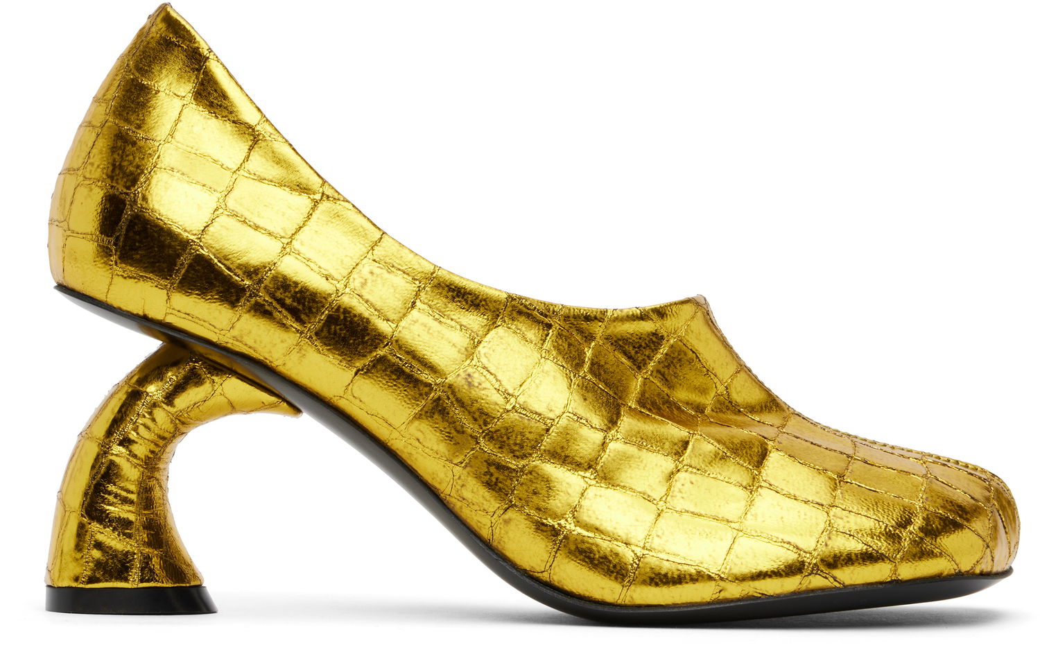 Sneakers og sko Dries Van Noten Dries Van Noten Square Toe Heels Metalisk | WS251-1551-208, 0