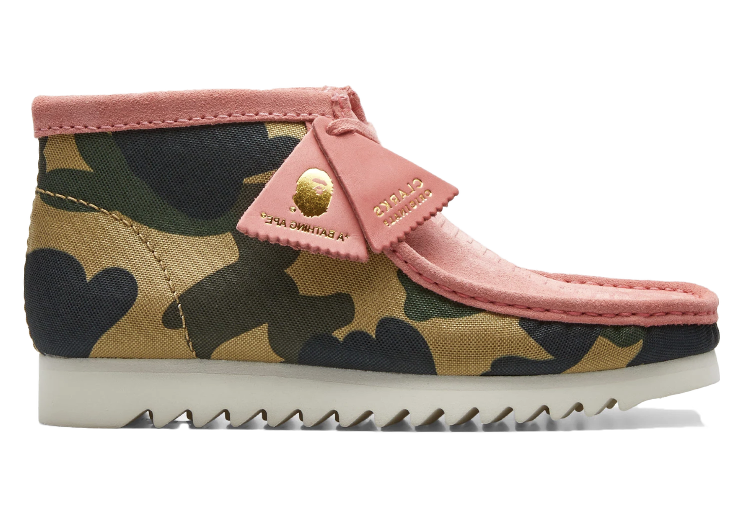Sneakers og sko Clarks BAPE x Wallabee Coral Combi Flerfarvet | 26149863, 0