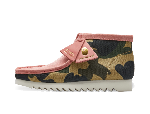 Sneakers og sko Clarks BAPE x Wallabee Coral Combi Flerfarvet | 26149863