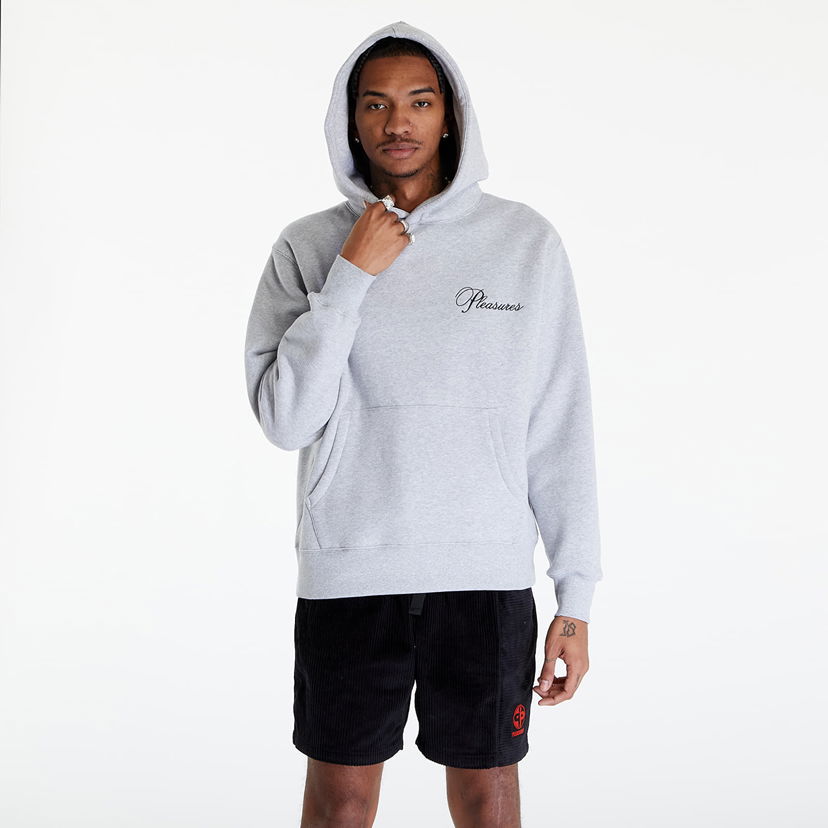 Sweatshirt Pleasures Cafe Hoodie Grå | P24SP026 GREY