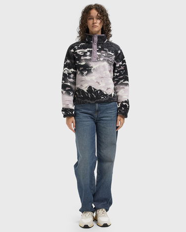Sweater Columbia Helvetia II Printed Cropped Half Snap Fleece Lilla | 2098501554, 1
