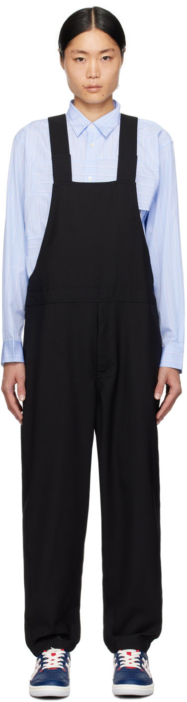 Bukser Comme des Garçons Black Zip Overalls Sort | FL-P008-051, 0
