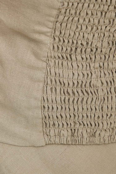 Tanktop Samsoe Samsoe Samsoe Samsoe SAELYNN Linen Bandeau Top Beige | F24100098, 6