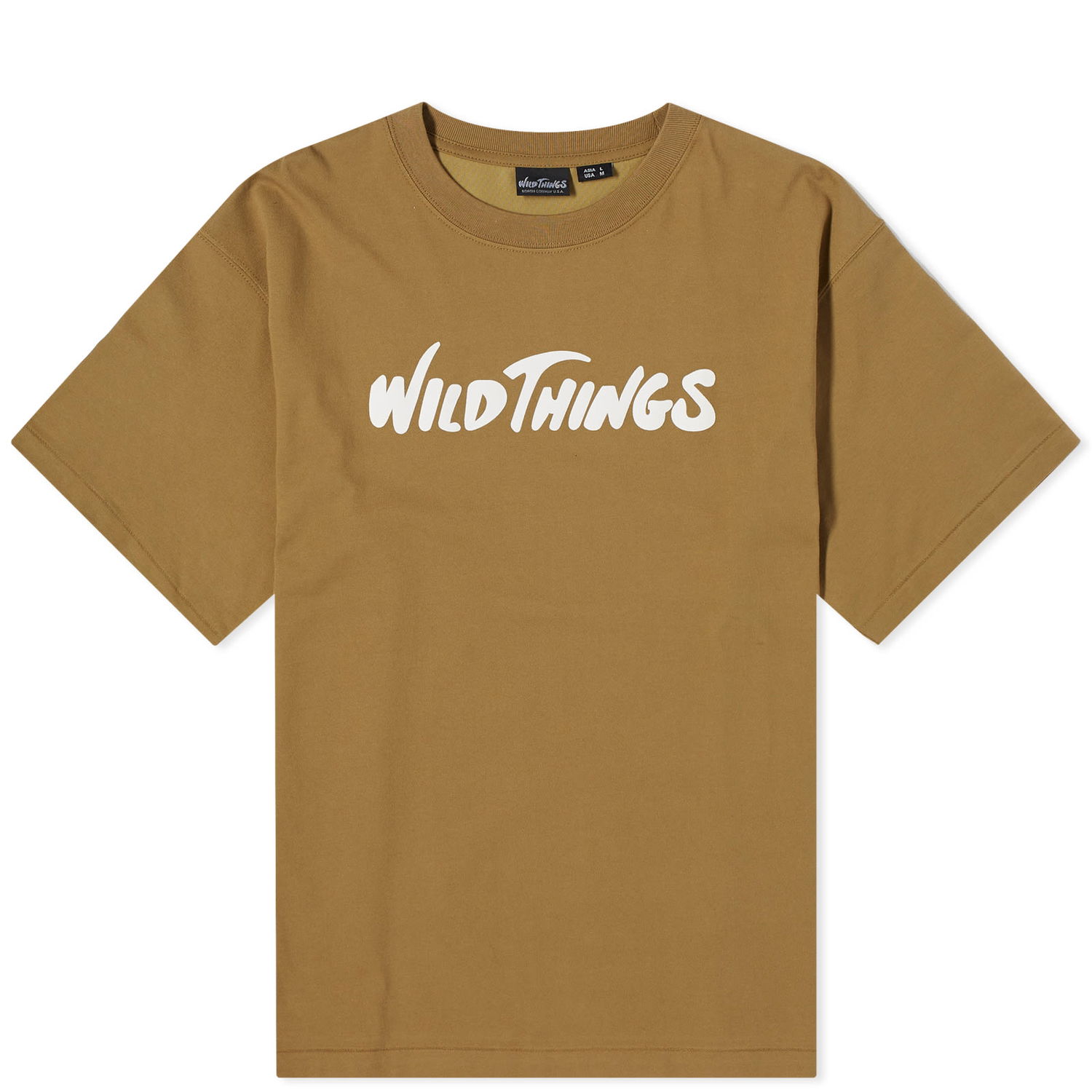 T-shirt Wild things Logo T-Shirt Grøn | WT241-22-KHK, 0