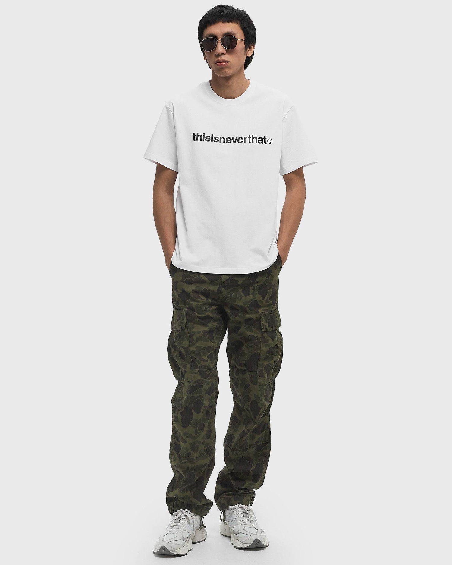 T-shirt thisisneverthat Logo Tee Hvid | TN240TTSST01WHT, 1