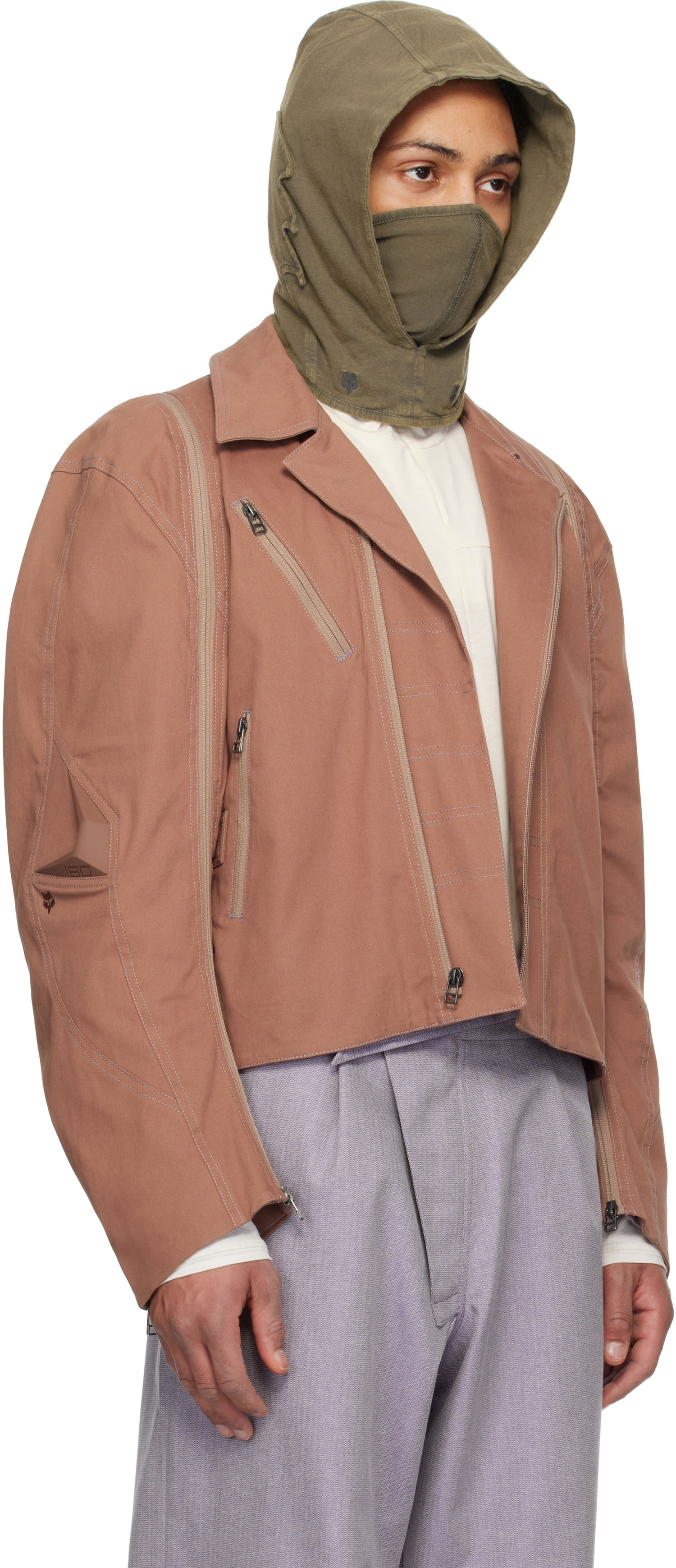 Jakke KIKO KOSTADINOV Kiko Kostadinov Fox Racing Edition Jacket Brun | 36883-562, 1