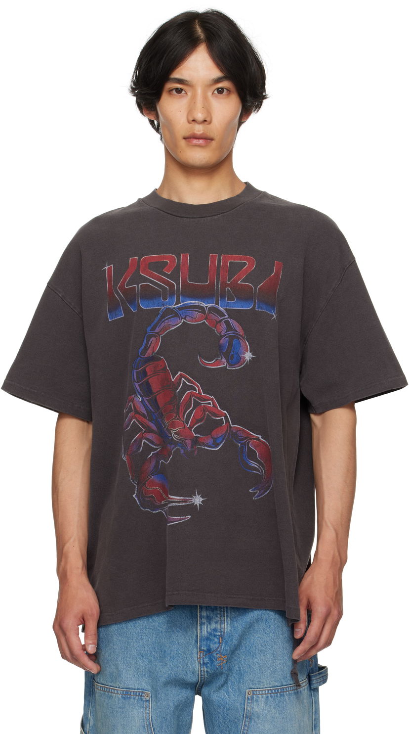 T-shirt Ksubi Ksubi Venom Ekcess Graphic T-Shirt Sort | MPF25TE026