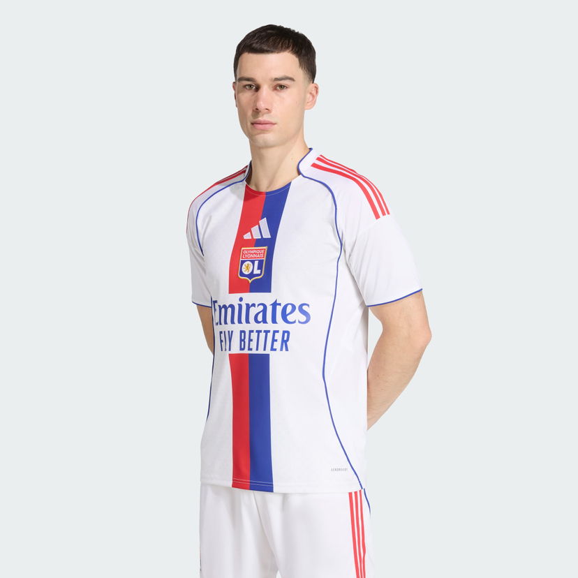 Jersey adidas Performance Olympique Lyonnais 25/26 Home Jersey Hvid | JD1396