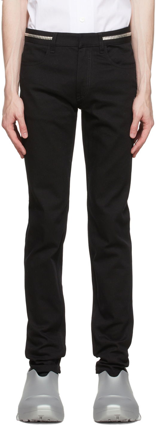 Jeans Givenchy Designer Slim-Fit Jeans Sort | BM510S50LS