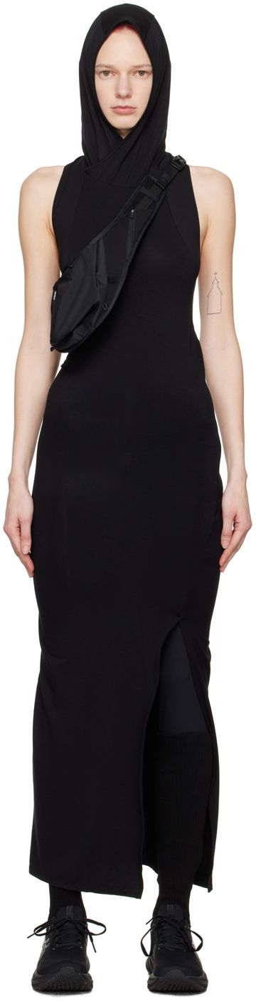 Kjole Post Archive Faction (PAF) Post Archive Faction (PAF) 6.0 Hooded Midi Dress Sort | 6.0 DDR-B, 0