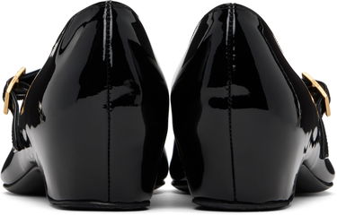 Tøj Khaite KHAITE Sybil Mary Jane Ballerina Flats Sort | F4052-909, 1