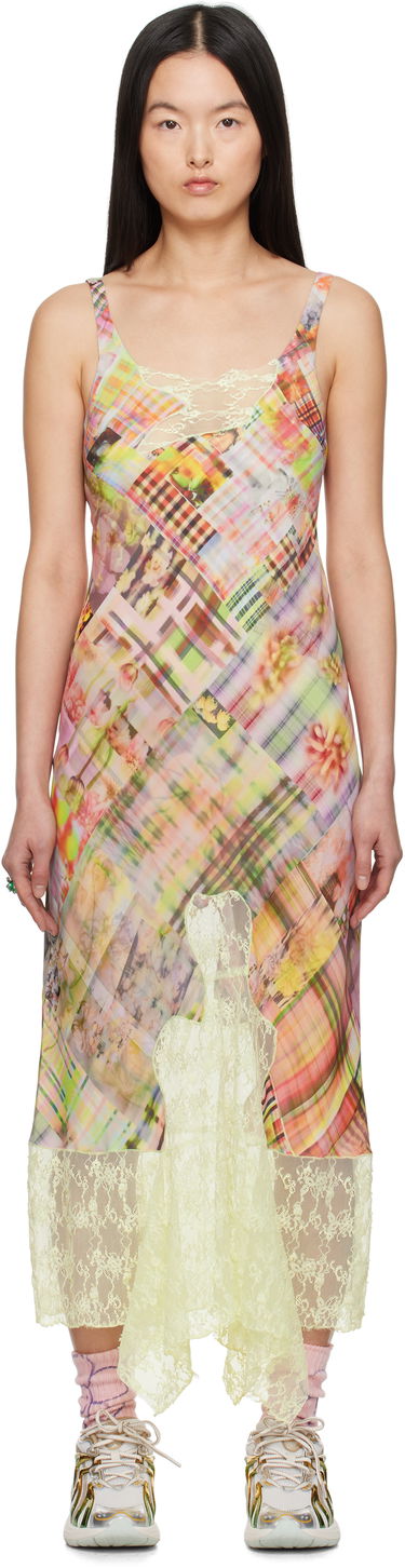 Kjole Collina Strada Collina Strada Anemone Print Midi Dress Flerfarvet | XX4019, 0