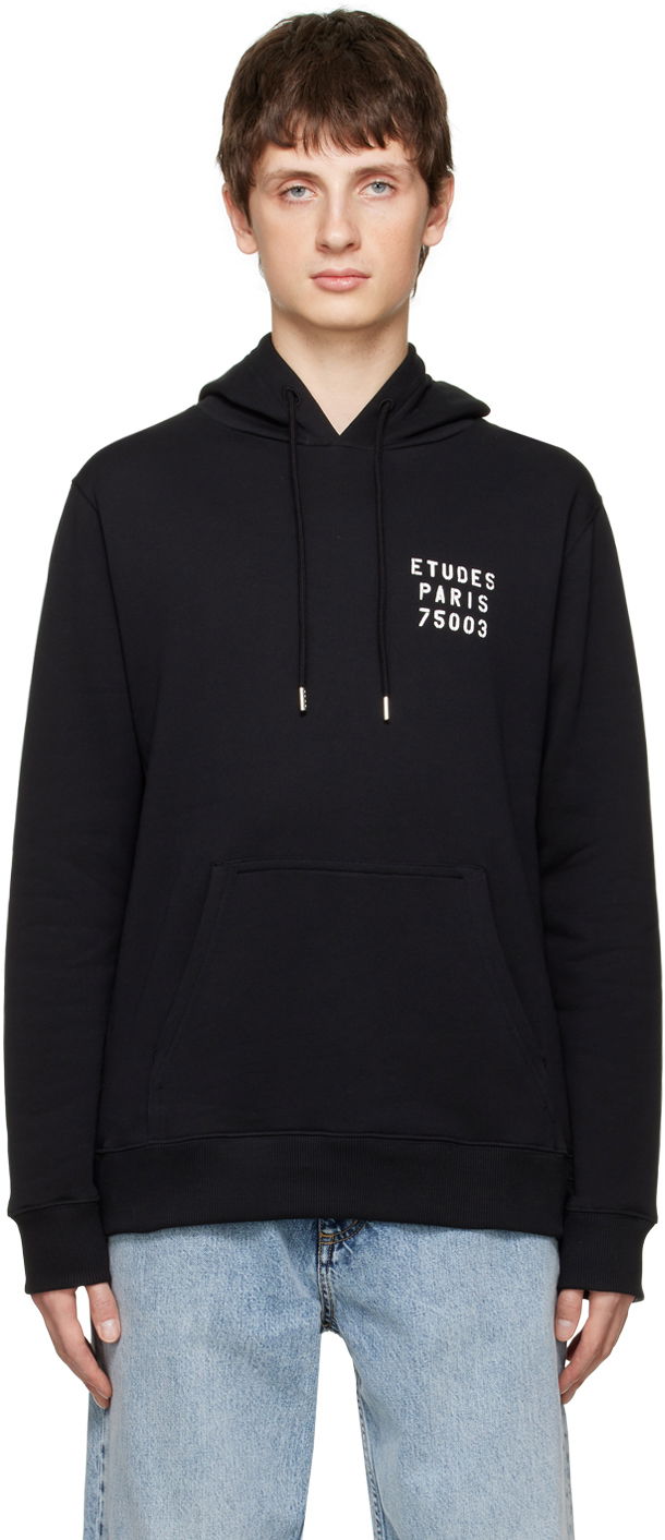 Sweatshirt Études Stencil Hoodie Sort | H22MM254OC16BK, 0
