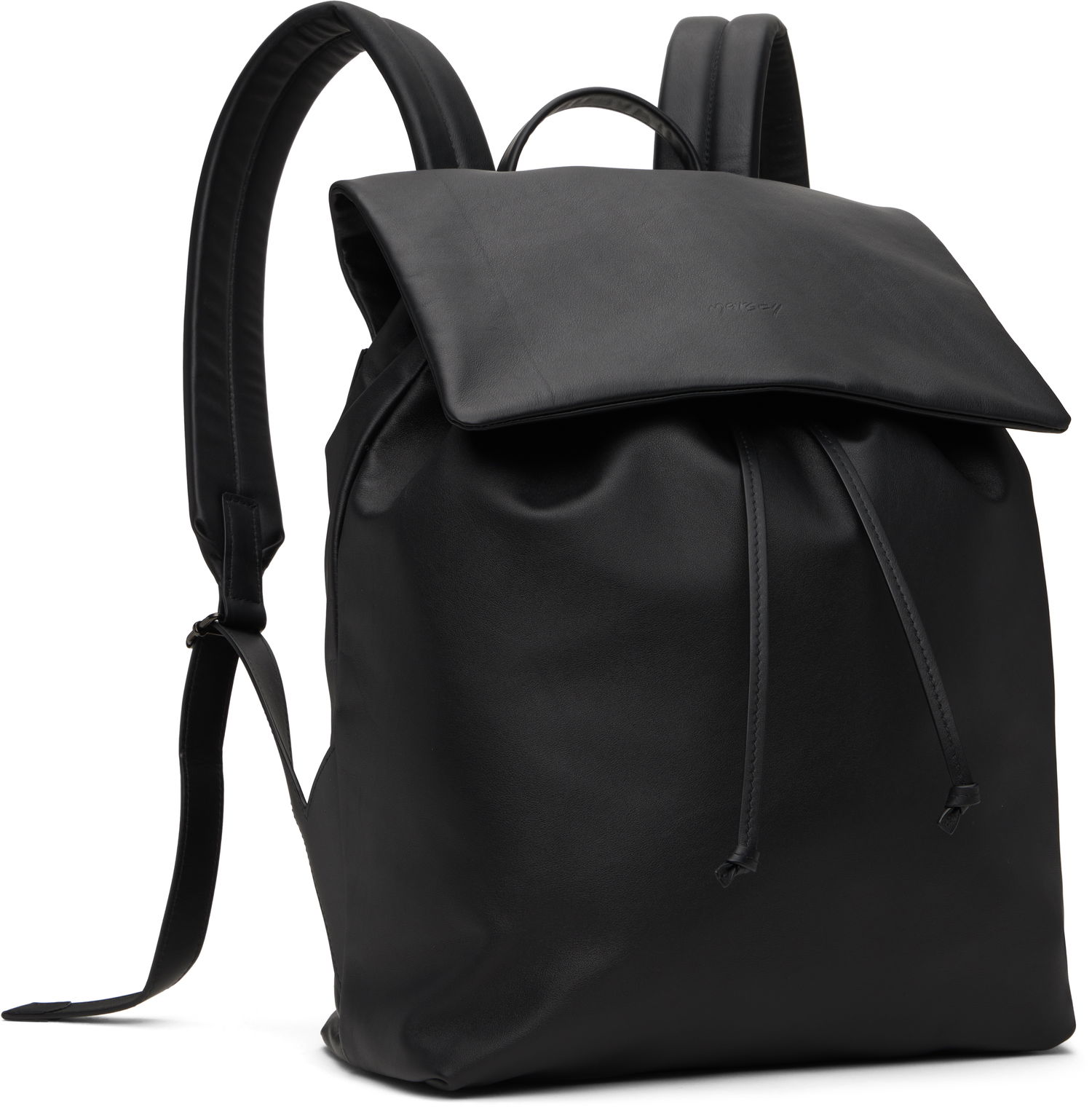 Rygsæk Marsèll Marsell Patta Leather Backpack Sort | MB0430 P010666, 1