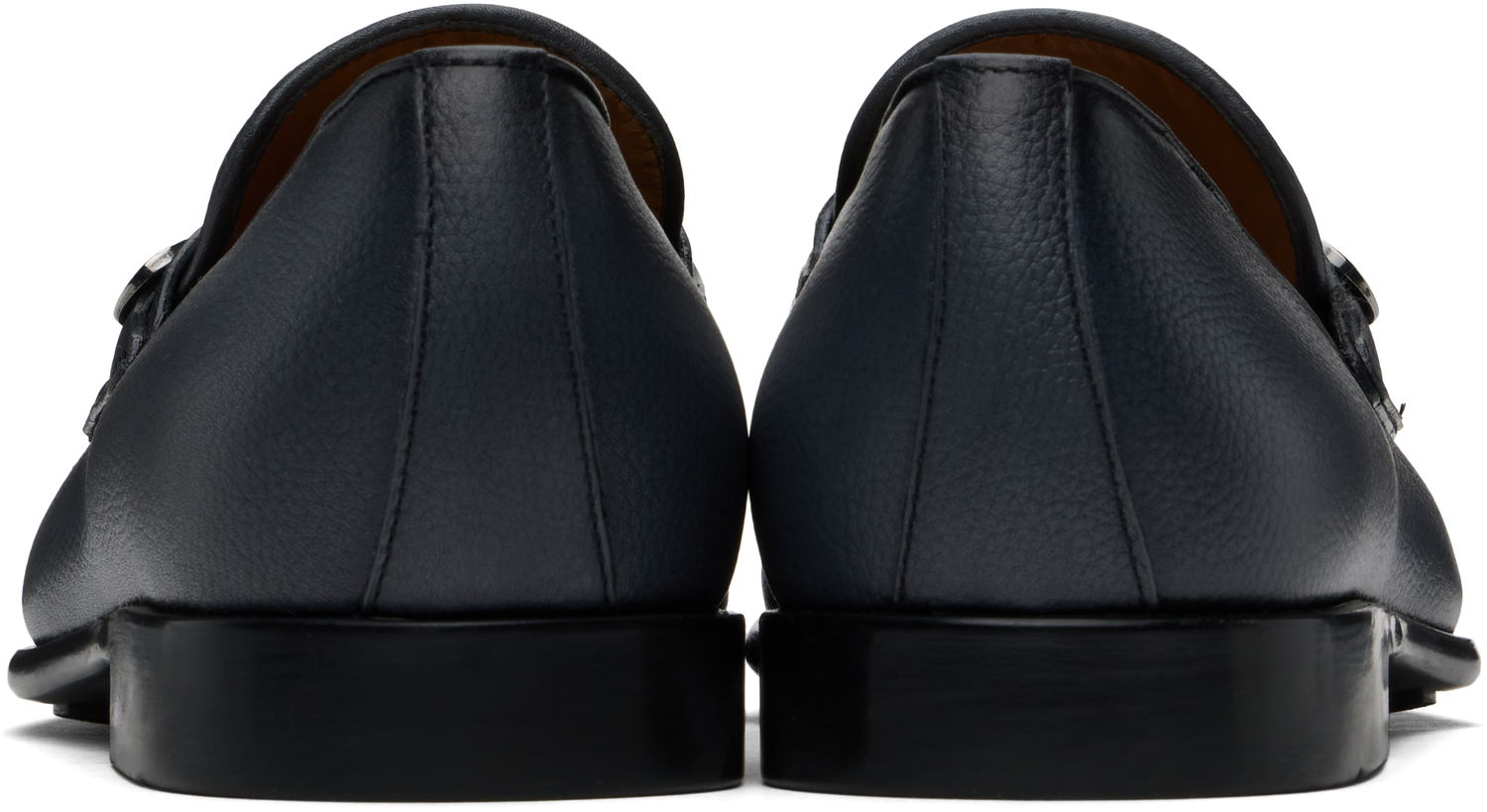 Sneakers og sko FERRAGAMO Salvatore Ferragamo Gancini Ornament Loafers Mørkeblå | 778747, 1